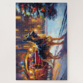 ジャーマンシェパードクリスマスフェスティバルシーズン ジグソーパズル (縦)