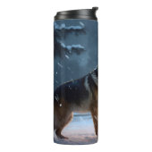 ジャーマンシェパードクリスマスフェスティバルシーズン タンブラー (回転左)