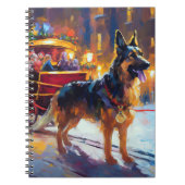 ジャーマンシェパードクリスマスフェスティバルシーズン ノートブック (正面)