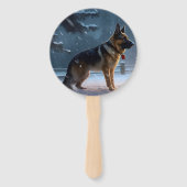 ジャーマンシェパードクリスマスフェスティバルシーズン ハンドファン (裏面)