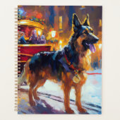 ジャーマンシェパードクリスマスフェスティバルシーズン プランナー手帳 (正面)