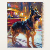 ジャーマンシェパードクリスマスフェスティバルシーズン プランナー手帳 (裏面)