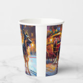 ジャーマンシェパードクリスマスフェスティバルシーズン 紙コップ (左)