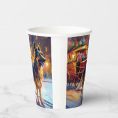 ジャーマンシェパードクリスマスフェスティバルシーズン 紙コップ (右)