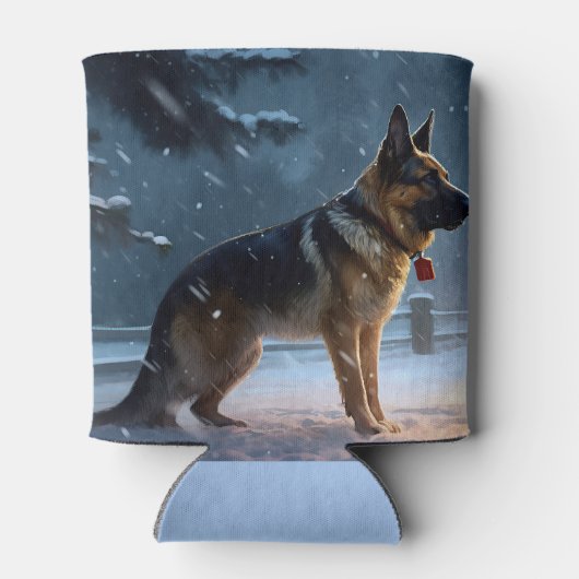 ジャーマンシェパードクリスマスフェスティバルシーズン 缶クーラー (裏面)