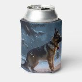 ジャーマンシェパードクリスマスフェスティバルシーズン 缶クーラー (缶裏面)