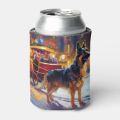 ジャーマンシェパードクリスマスフェスティバルシーズン 缶クーラー (缶正面)