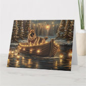 ジャーマンシェパードクリスマスフェスティバル航海 カード (正面)