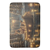 ジャーマンシェパードクリスマスフェスティバル航海 バスマット (正面縦)