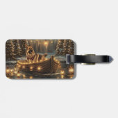 ジャーマンシェパードクリスマスフェスティバル航海 ラゲッジタグ (裏面横)