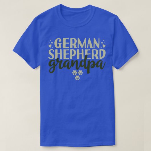 ジャーマンシェパードグランドパ2 Tシャツ (デザイン正面)