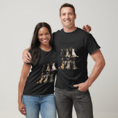 ジャーマンシェパードコテージコアウォーター色 Tシャツ (ユニセックス)