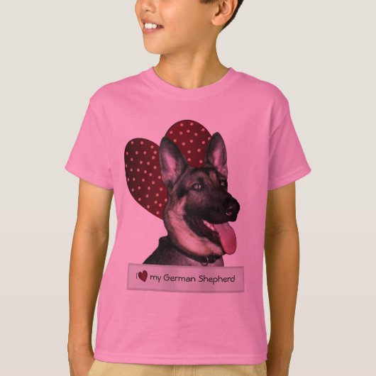ジャーマンシェパードコレクション Tシャツ (正面)