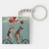 ジャーマンシェパードタンデム キーホルダー (裏面)