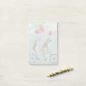 ジャーマンシェパードタンデム ポストイット (デスク上)