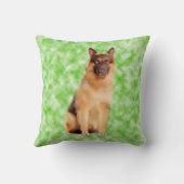 ジャーマンシェパードドッグアートポートレート クッション (裏面)