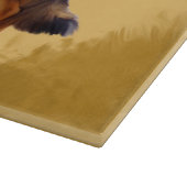 ジャーマンシェパードドッグウォーターポートレート カッティングボード (角)