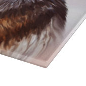 ジャーマンシェパードドッグオイル絵画アートポートレート カッティングボード (角)