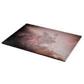 ジャーマンシェパードドッグクラウドズ天国アートポートレートGSD カッティングボード (角)