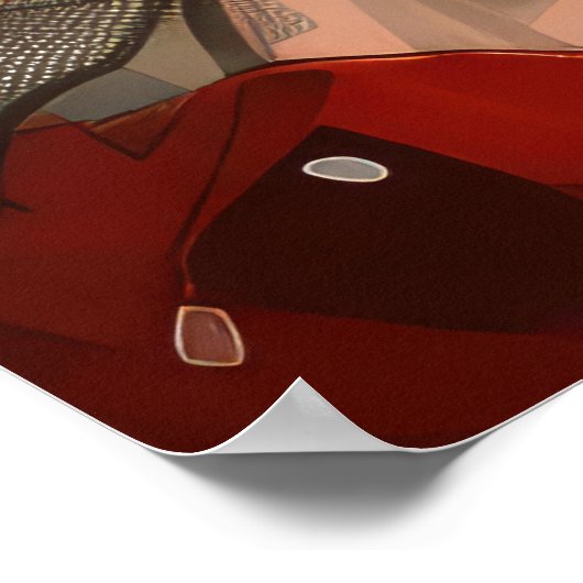 ジャーマンシェパードドッグクリスマスフェスティバル ポスター (角)