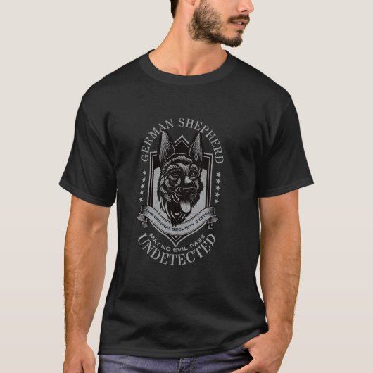 ジャーマンシェパードドッグダディ1 Tシャツ (正面)