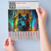 ジャーマンシェパードドッグチラシ チラシ (手)