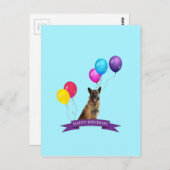 ジャーマンシェパードドッグハッピーバースデー ポストカード (正面/裏面)