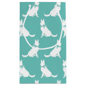 ジャーマンシェパードドッグパピー スモールペーパーバッグ (裏面)