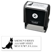 ジャーマンシェパードドッグパピー セルフインキングスタンプ (インサイチュ)