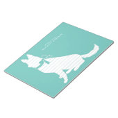 ジャーマンシェパードドッグパピー ノートパッド (アングル)