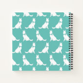 ジャーマンシェパードドッグパピー ノートブック (裏面)