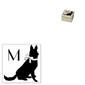 ジャーマンシェパードドッグパピー ラバースタンプ (押印)