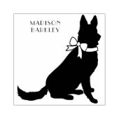 ジャーマンシェパードドッグパピー ラバースタンプ (インプリント)