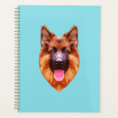 ジャーマンシェパードドッグポートレート プランナー手帳 (正面)