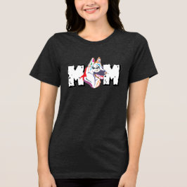 ジャーマンシェパードドッグママ トライブレンドTシャツ