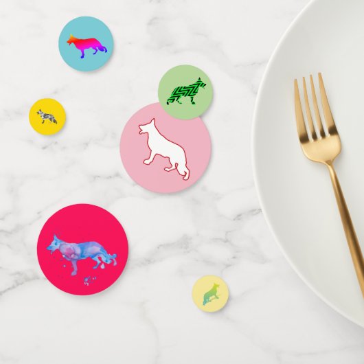 ジャーマンシェパードドッグ紙吹雪 コンフェッティ (グループ)