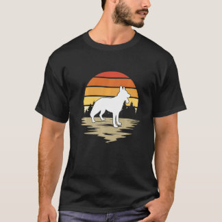 ジャーマンシェパードドッグ レトロ ジャーマンシェパード ヴィンテージ  Tシャツ