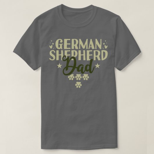 ジャーマンシェパードパパ1 Tシャツ (デザイン正面)