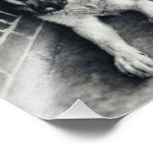 ジャーマンシェパードブリードワーキングレトロ フォトプリント            (角)