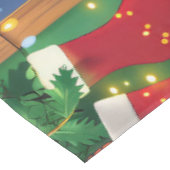 ジャーマンシェパードホリデーベーキング:フェスティバルクリスマス テーブルクロス (アングル)