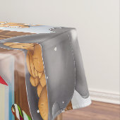 ジャーマンシェパードホリデーベーキング:フェスティバルクリスマス テーブルクロス (インサイチュ)