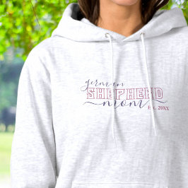 ジャーマンシェパードママ大学スタイル パーカ