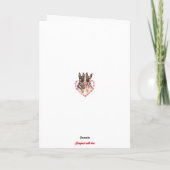 ジャーマンシェパードヴァレンティーンズデイラブカスタムハート シーズンカード (裏面)