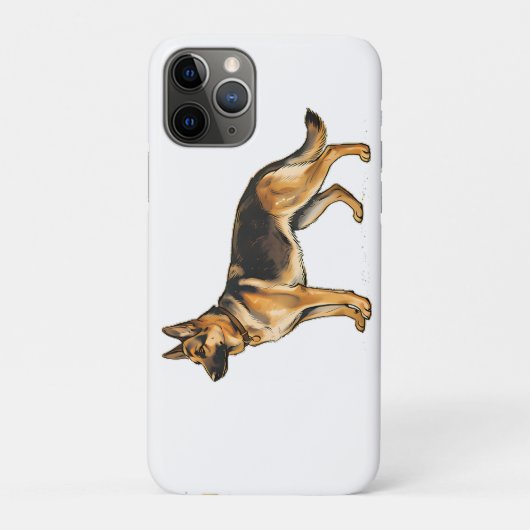 ジャーマンシェパード両面スロー枕 Case-Mate iPhoneケース (裏)
