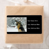 ジャーマンシェパード住所 シール (インサイチュ)