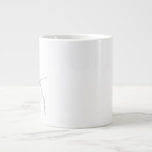 ジャーマンシェパード好きな人へのギフト ドッグコーヒーマグ ジャンボコーヒーマグカップ (正面)