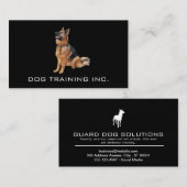 ジャーマンシェパード座 |ドッグトレーナー 名刺 (正面/裏面)