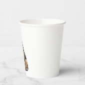 ジャーマンシェパード座 紙コップ (左)