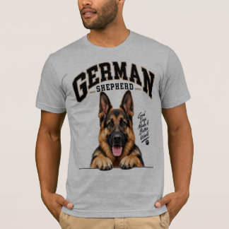 ジャーマンシェパード愛好家のためのTシャツ Tシャツ