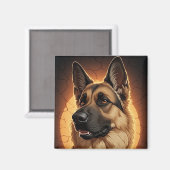 🐾 ジャーマンシェパード愛好家へのギフトアイデア 🐾 マグネット (正面/裏面)
